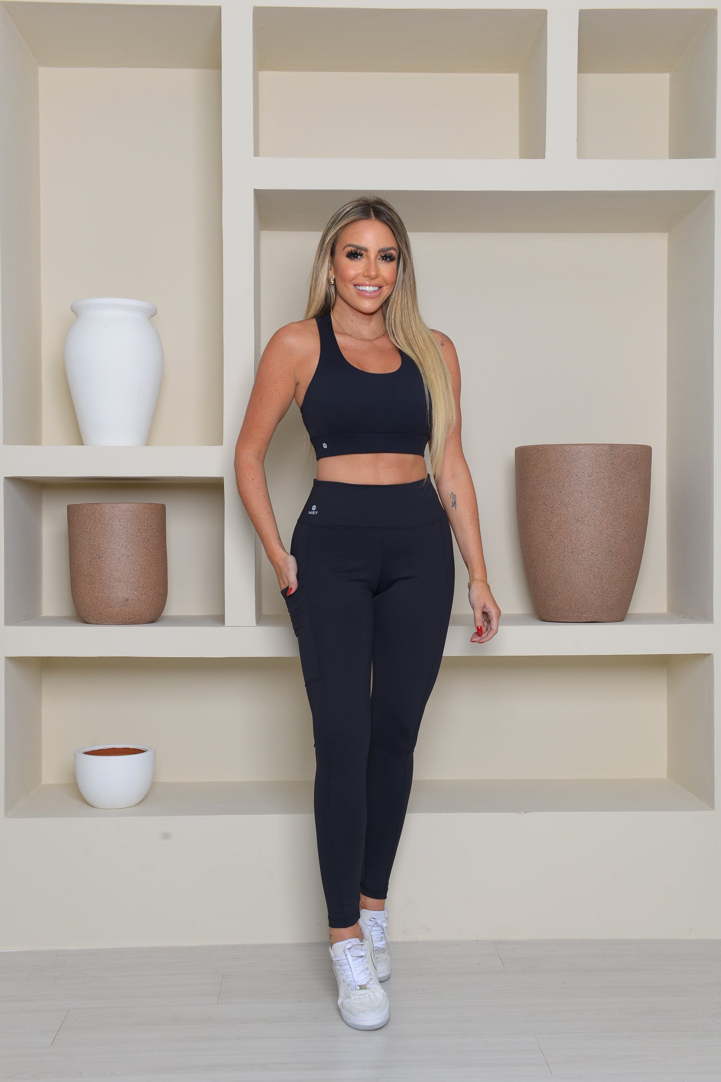 LEGGING POLIAMIDA GROSSA C/ BOLSO PREMIUM